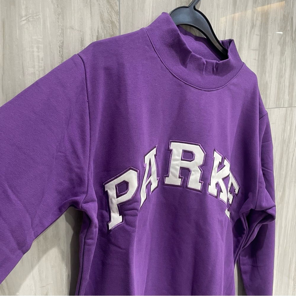 Parke Women's Bold Purple Sweatshirt - Picture 4 of 9